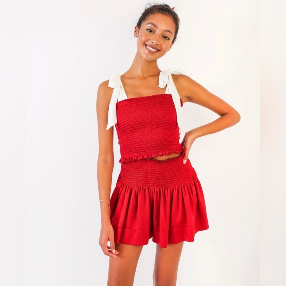 KOCH Erica Skirt in Hot Tamale